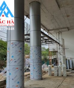 ỐP Alu mininum cột tròn ngõ 300 Đường Nguyễn Xiển , Hà Nội